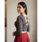 Ajrakh Cotton Blouse - Angle 3