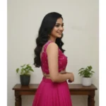 Generic Women's Zimmi Choo Embroidered V-Neck Padded Blouse (Pink 38 Ready (Self Alterable 36–40) - Image 2