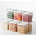 Generic Plastic 6-Pcs Set Food Storage Box Set For Kitchen (Multicolor)