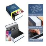 Generic Secret Book Safe with Number Locker (Blue) - Image 2