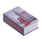 Gray secret book safe with number locker