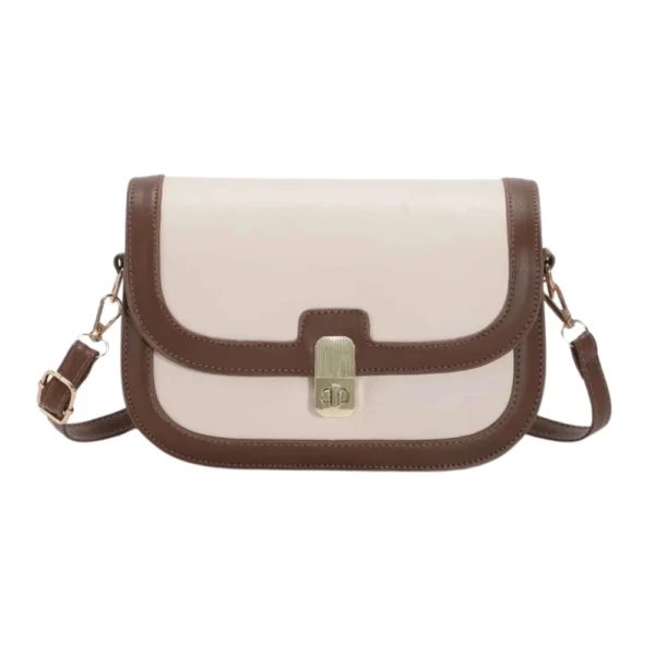 Beige Women's PU Leather Sling Bag