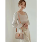 Generic Women's PU Leather Zipper Sling Bag (Khakhi) - Image 4