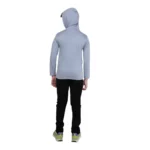 Generic Boy's Cotton Printeded Hooded Neck Hoodies (Steel Blue) - Image 2