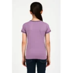Generic Girl's Cotton Printeded Round Neck T-Shirt (Lavander) - Image 5