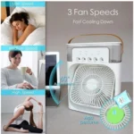 Generic Plastic Air Fan with LED Nightlight - Image 2