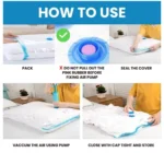 Generic Plastic Vacuum Storage Bags with Hand Pump - Image 2