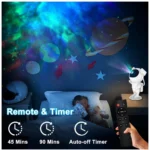 Generic Plastic Galaxy Projector Night Lamp – Astronaut Design - Image 2
