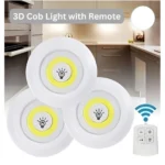 Plastic COB LED Lights with Wireless Remote Control