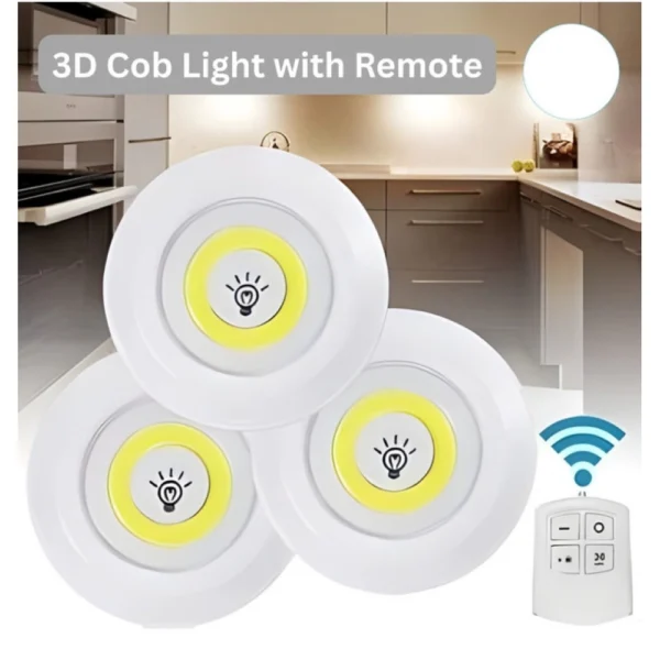 Plastic COB LED Lights with Wireless Remote Control
