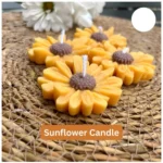 Generic Soya Wax Daisy Floating Candles (6 Pieces) - Image 2