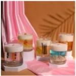 Generic Soya Wax, Glass Scented Star Fish Gel Candle - Image 2