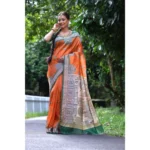 buy faux tussar silk saree