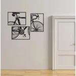 Generic Cycle Serenity Wood Bicycle Wall Decor - Image 2