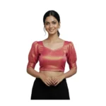 Pink Erode Silk Padded Blouse