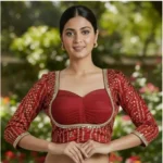 Maroon Sabyasachi Blouse - Angle 2