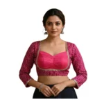 Pink Sabyasachi Style Rayon Blouse