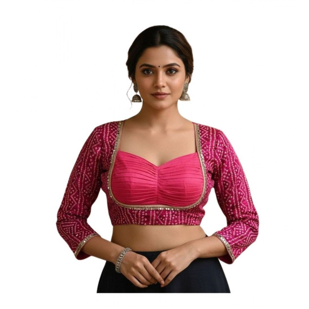 PID-64592-Women-s-Rayon-Foil-Print-Silk-with-Vichitra-Sabyasachi-Style-Round-Neck-Padded-Blouse-Pi-1000x1000-1.webp Pink Sabyasachi Style Rayon Padded Blouse
