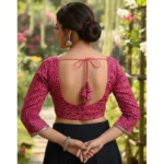Pink Sabyasachi Blouse - Angle 3