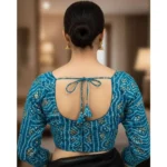 Sky Blue Sabyasachi Blouse - Angle 2