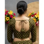 Ajrakh Cotton Blouse - Angle 2