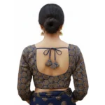 Women's Ajrakh Padded Blouse - Angle 2
