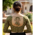 Ajrakh Cotton Blouse - Angle 2