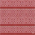 Generic Fleece Geometric Double Polar Warm Bedsheet with 2 Pillow Cover (Red) - Image 3