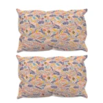 Generic Microfiber Floral Printed Double Bedsheet with 2 Pillow Covers (Multicolor) - Image 3