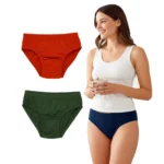 Pack of 3 Multicolor Cotton Solid Hipster Panties