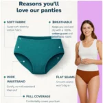 Generic Pack of_12 Women's Cotton Solid Hipster Panty (Multicolor) - Image 4