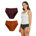 Pack of 3 Multicolor Cotton Printed Hipster Panties