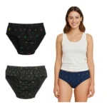 Pack of 3 Multicolor Cotton Printed Hipster Panties