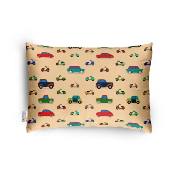 Beige Soft Plush Baby Infant Pillow for Kids