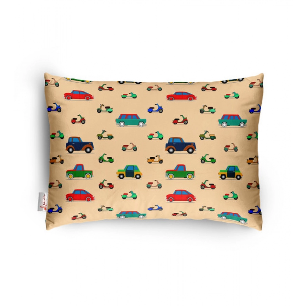 Beige Soft Plush Baby Infant Pillow for Kids