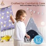 Generic Soft Plush Printed Baby Infant Pillow for Kids Age 1 To 5 Years (Purple) - Image 2