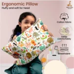 Generic Soft Plush Printed Baby Infant Pillow for Kids Age 1 To 5 Years (Multicolor) - Image 4