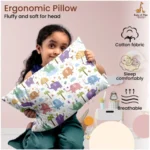 Generic Soft Plush Printed Baby Infant Pillow for Kids Age 1 To 5 Years (Multicolor) - Image 4