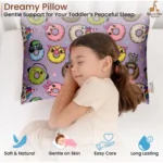 Generic Soft Plush Printed Baby Infant Pillow for Kids Age 1 To 5 Years (Purple) - Image 2