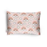 Peach Soft Plush Baby Infant Pillow for Kids