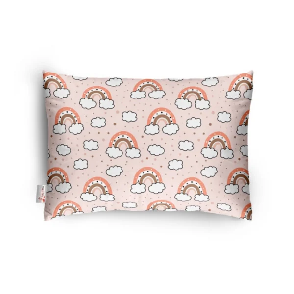 Peach Soft Plush Baby Infant Pillow for Kids