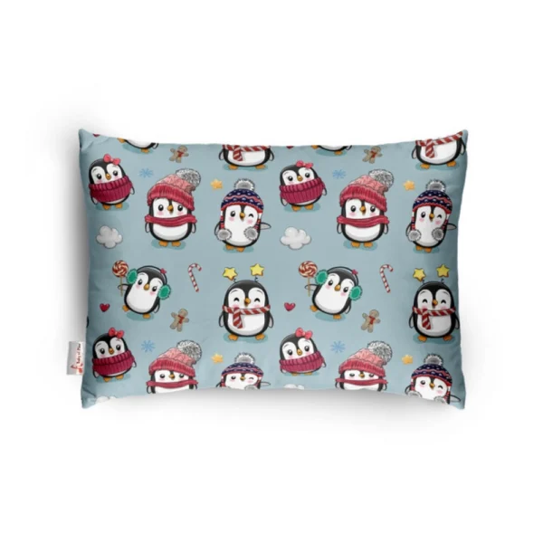 Grey Soft Plush Baby Infant Pillow for Kids