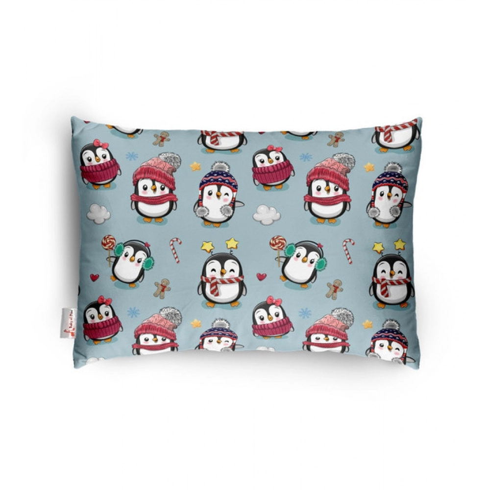 Grey Soft Plush Baby Infant Pillow for Kids