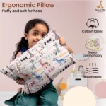 Generic Soft Plush Printed Baby Infant Pillow for Kids Age 1 To 5 Years (Multicolor) - Image 4