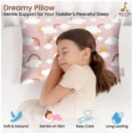 Generic Soft Plush Printed Baby Infant Pillow for Kids Age 1 To 5 Years (Pink) - Image 3