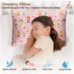 Generic Soft Plush Printed Baby Infant Pillow for Kids Age 1 To 5 Years (Pink) - Image 3