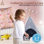 Generic Soft Plush Printed Baby Infant Pillow for Kids Age 1 To 5 Years (Pink) - Image 2