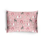 Soft Plush Printed Pink Baby Infant Pillow