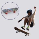 Konex Lightweight Wood Skateboard for Kids, Teens, Adults - Back View by Nari Haat, Indian ethnic wear, women clothin...