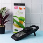 Supermom Adjustable Plastic Slicer, 1-Piece, Black / Silver - Closeup Embroidery by Nari Haat, Indian ethnic wear, wo...